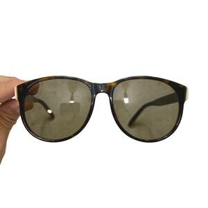 Gucci GG0271S Sunglasses Green Tortoise Shell Web Stripe Made in Italy 002